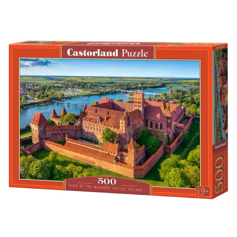 Puzzle CASTORLAND 500 - View of The Malbork Castle, Poland