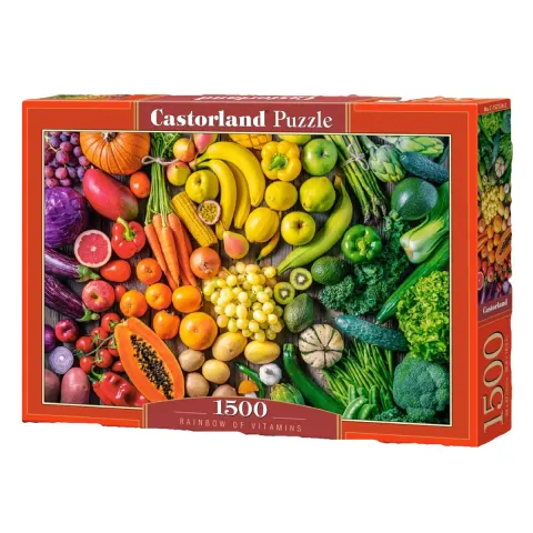 Puzzle CASTORLAND 1500 - Rainbow of Vitamins