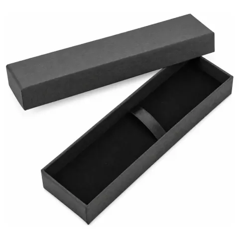 Etui prezentowe na pióro i długopis - czarne - 180 x 55 x 25 mm