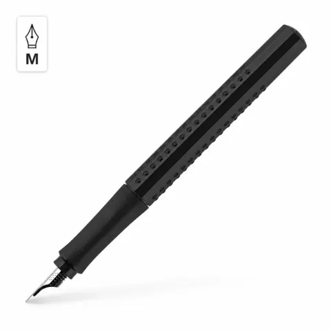Pióro wieczne FABER-CASTELL Grip 2010 - stalówka M - czarny