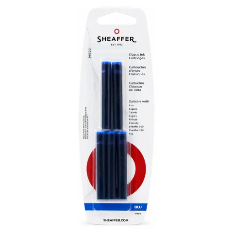 Naboje atramentowe SHEAFFER - niebieski - 5 szt.