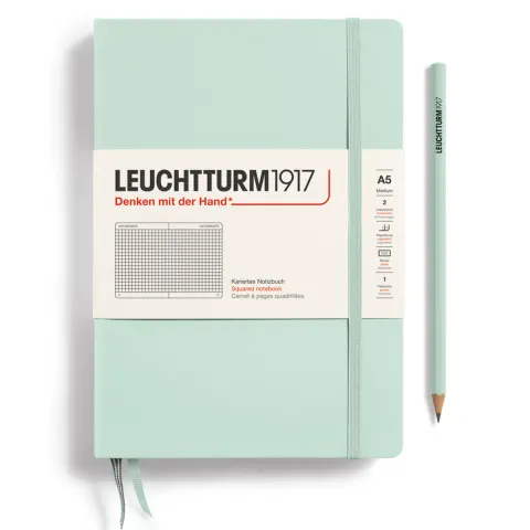 Notatnik w kratkę A5 LEUCHTTURM1917 Classic Medium – Mint Green