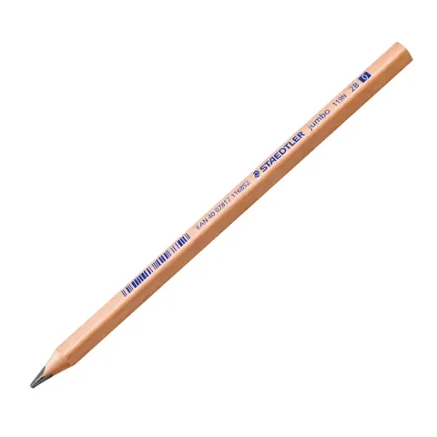 Ołówek drewniany trójkątny STAEDTLER Noris Natural Jumbo - 2B