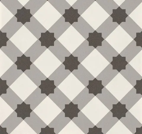 Płytki gresowe dekor kratka braz beż szary Marazzi D segni Tapeto Macro Dekor M0UC 20x20