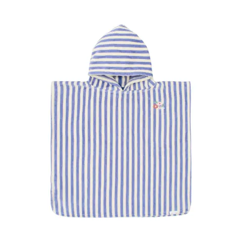 Poncho kąpielowe Dreamy Purple Stripe Little Dutch
