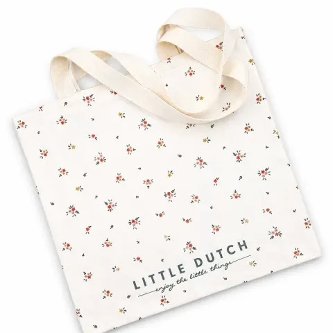 Torba bawełniana Flowers White Little Dutch