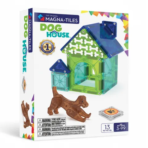 Klocki Magnetyczne Dog House 13 el. MAGNA-TILES