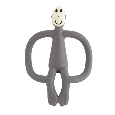 Gryzak masujący ze szczoteczką SZARY / Matchstick Monkey