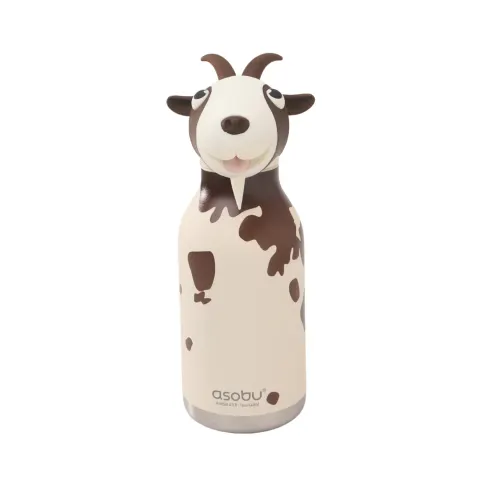 Butelka termiczna ze słomką Bestie Koza 460 ml Asobu