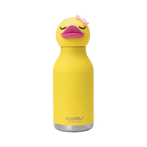 Butelka termiczna ze słomką Bestie Kaczuszka 460 ml Asobu