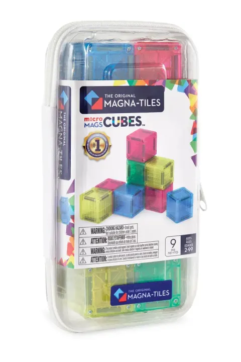 Klocki Magnetyczne microMAGS Cubes 9 el. MAGNA-TILES
