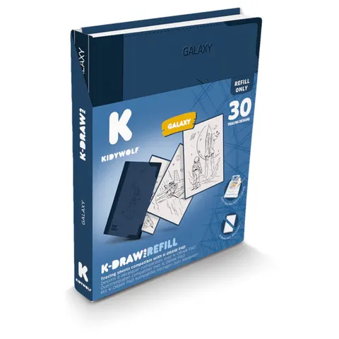 Wkłady uzupełniające do K-DRAW-PAD 10+ Galaxy Kidywolf