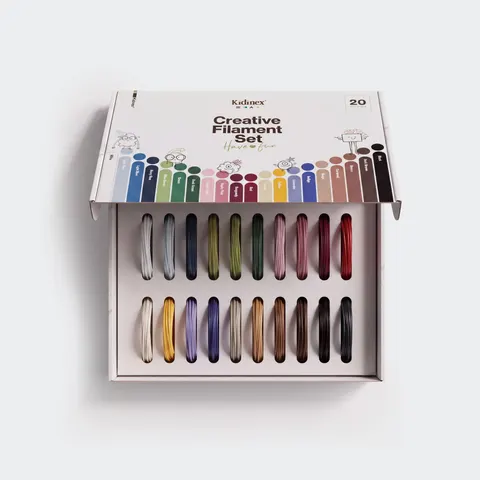 Dodatkowy Filament 20 kolorów Kidinex