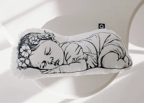 Poduszka z metryczką Baby Girl
