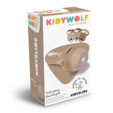 Kidyslide - projektor bajek beżowy Kidywolf