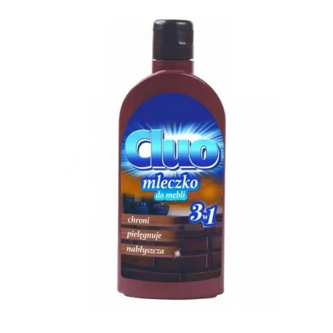 CLUO Mleczko do pielęgnacji mebli drewnianych 3w1, 250 ml