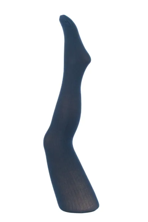 Rajstopki PUCHATKI / AGATKA w prążek BLU MARINO