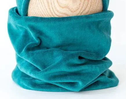 Komin VELVET ciepły AQUA
