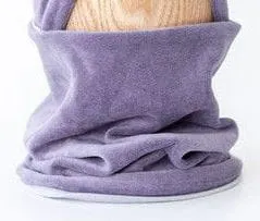 Komin VELVET ciepły DUSTY PURPLE