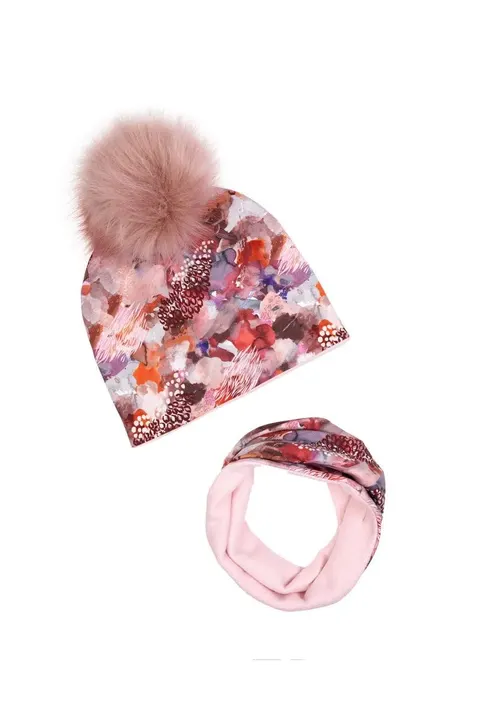 Zimowa Czapka z pomponem + Komin MERIGOLD -50%