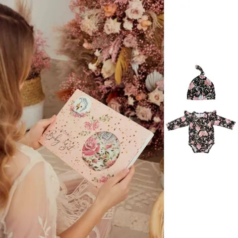 Zestaw prezentowy GIFT BOX Body + Czapeczka BLACK ROSES