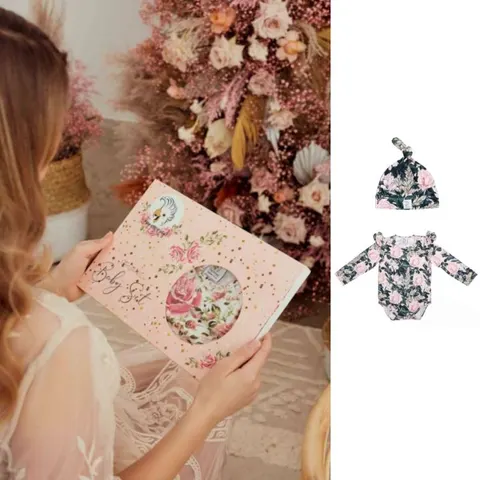 Zestaw prezentowy GIFT BOX Body + Czapeczka ROSES BY ALEOSA