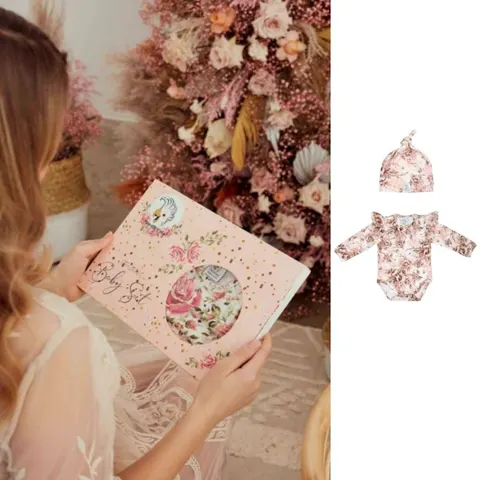 Zestaw prezentowy GIFT BOX Body + Czapeczka ROMANTIC FLORAL