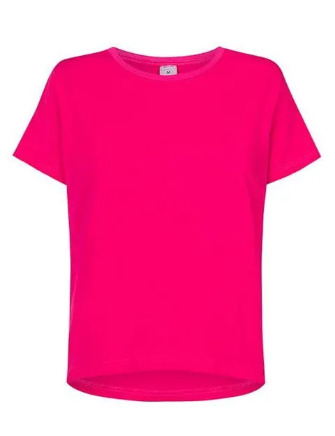 T-Shirt SLIM fuksja -50%