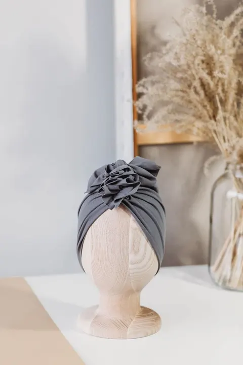 Turban ORGANIC premium GREY