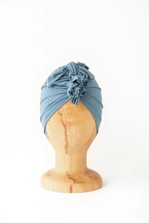 Turban BAMBOO light CHINA BLUE