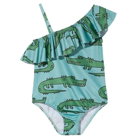 Strój kąpielowy Onesie Frill Swimsuits Blue Crocodile -50%