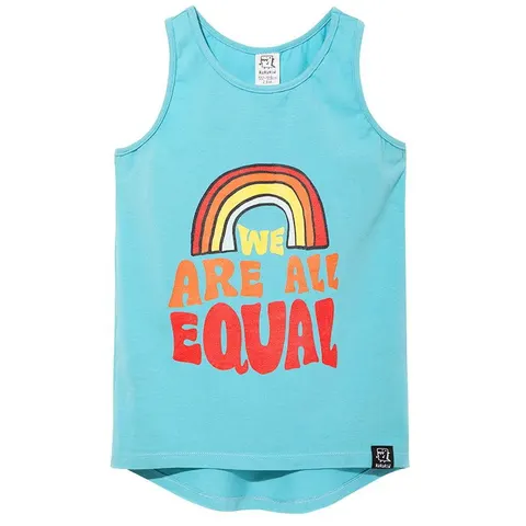 Koszulka Tank-Top Blue "We are all equal" -50%