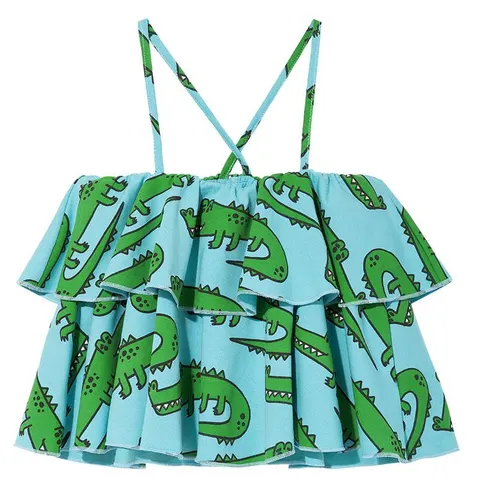 Koszulka Frill Tank Top Blue Crocodiles -50%