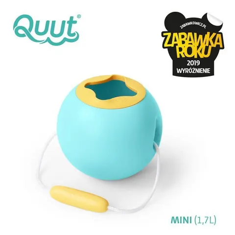 Małe wiaderko wielofunkcyjne Mini Ballo BANANA BLUE 18 m+ QUUT