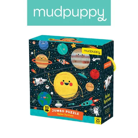 Mudpuppy 2 lata+ Puzzle podłogowe Układ słoneczny 25 el. Jumbo