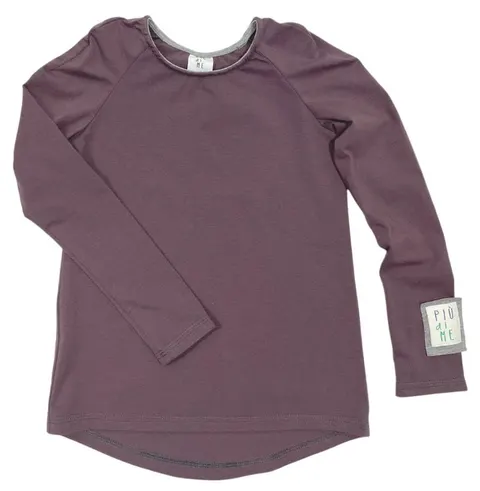 Bluzka 74-21 LONGSLEEVE / eggplant color - GOTS -50%