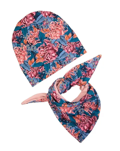 Czapka + Chusta FIORI