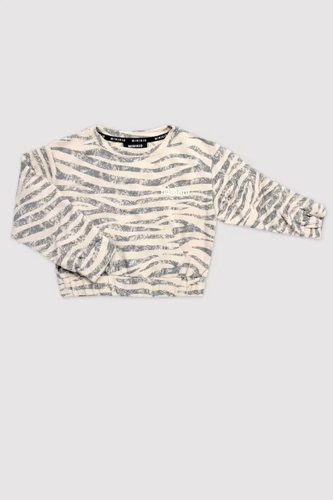 Bluza Zebra pinched sweatshirt Dovelike -50%
