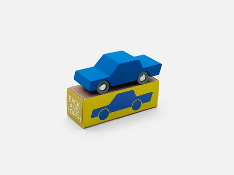WayToPlay 3 lata+ Samochodzik drewniany WTP - Blue