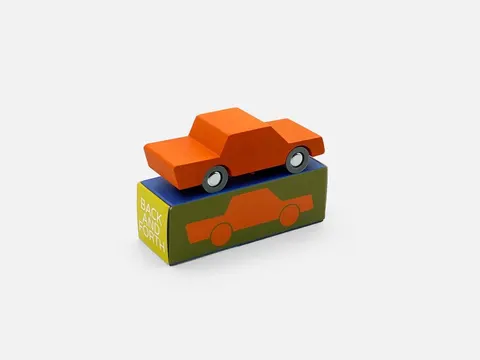 WayToPlay 3 lata+ Samochodzik drewniany WTP - Orange