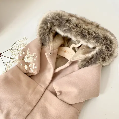 Płaszcz SNOW carmel / beige