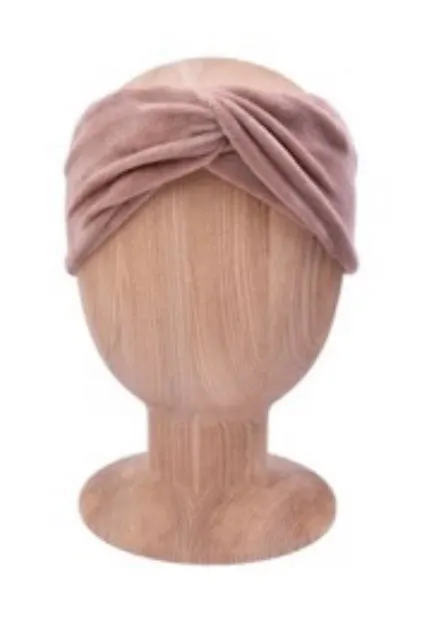 Opaska twistULa BEIGE VELVET