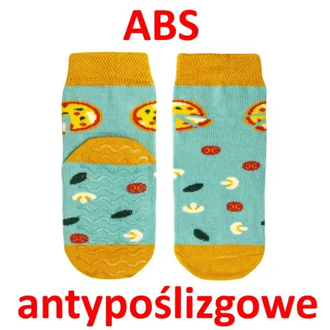 Skarpetki WŁOCHY (pizza) antypoślizgowe