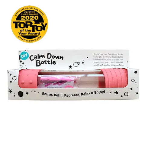Jellystone Designs 3 lata+ Butelka sensoryczna DIY różowa