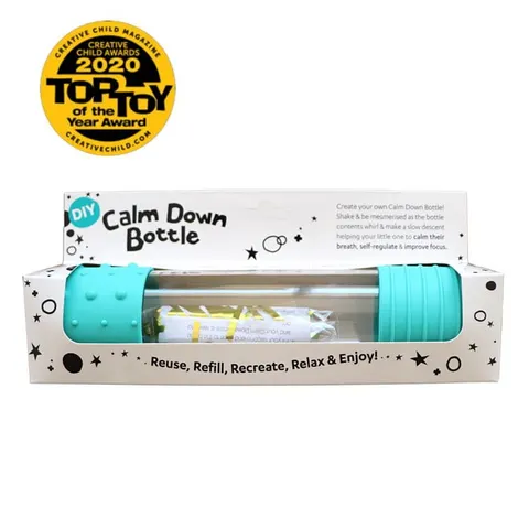 Jellystone Designs 3 lata+ Butelka sensoryczna DIY turkusowa