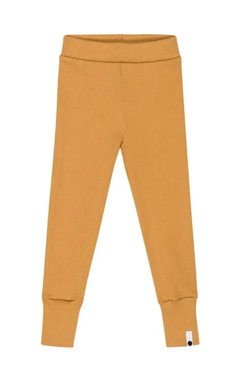 Legginsy Fit MUSZTARDA prążek