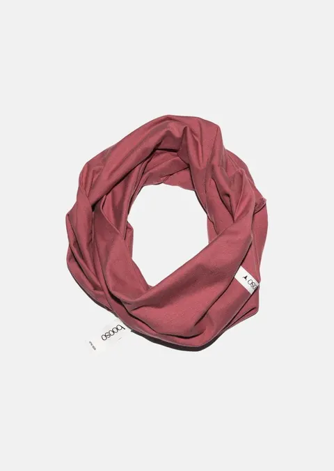Komin 922A TWISTED TUBE SCARF deep pink