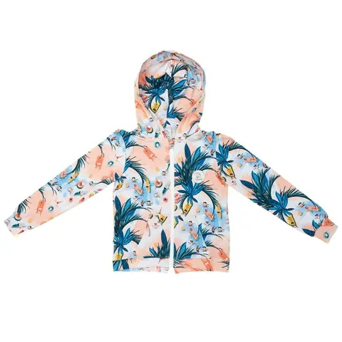 Bluza z kapturem na zamek PALM BEACH