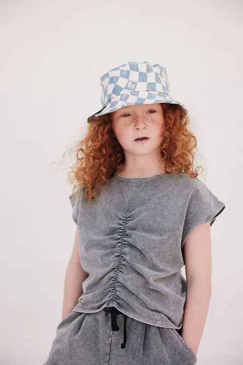 Koszulka VINTAGE GREY PINCHED T-SHIRT