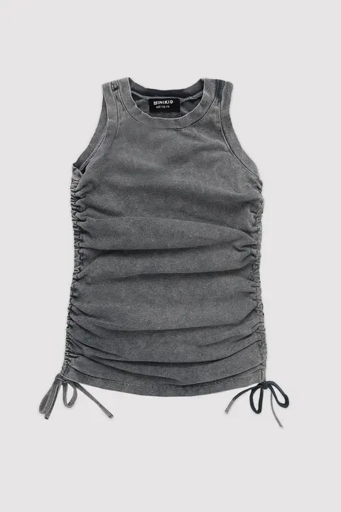 Sukienka VINTAGE GREY PINCHED 2.0 DRESS
